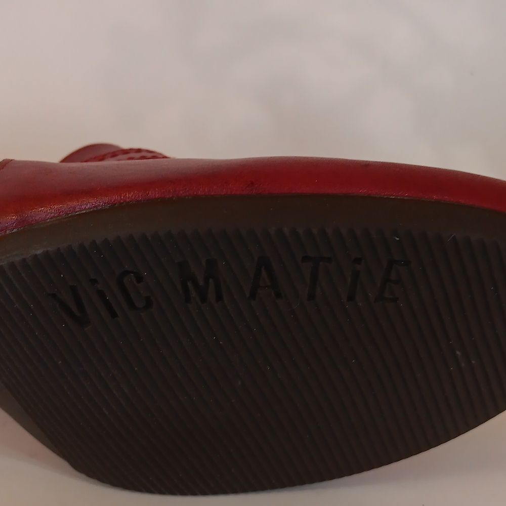 Vic Matie Red Booties - Picture 8 of 12